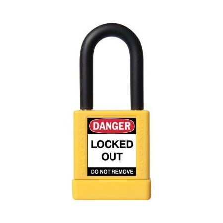 Accuform BRASS BODY PADLOCKS BODY HEIGHT 1 KDL450YL KDL450YL